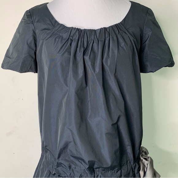 Weekend Max Mara Women's Short Sleeve Mini Black Dress Size Medium - Picture 2 of 16